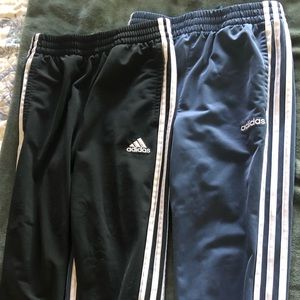 2 pairs Boys M 10/12 Adidas Pants